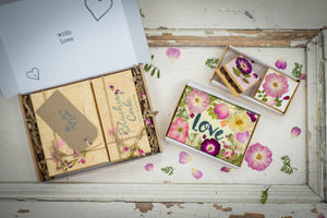 Floral Brownie and Biscuit Love Gift Box