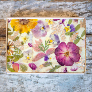 Blushing Cook | Postal Brownies - Edible Flower Brownies by Post