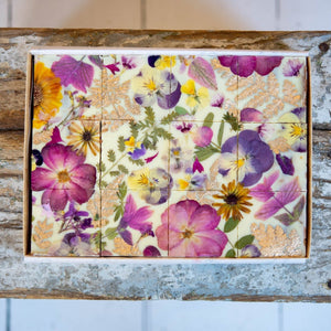 Blushing Cook | Postal Brownies - Edible Flower Brownies by Post