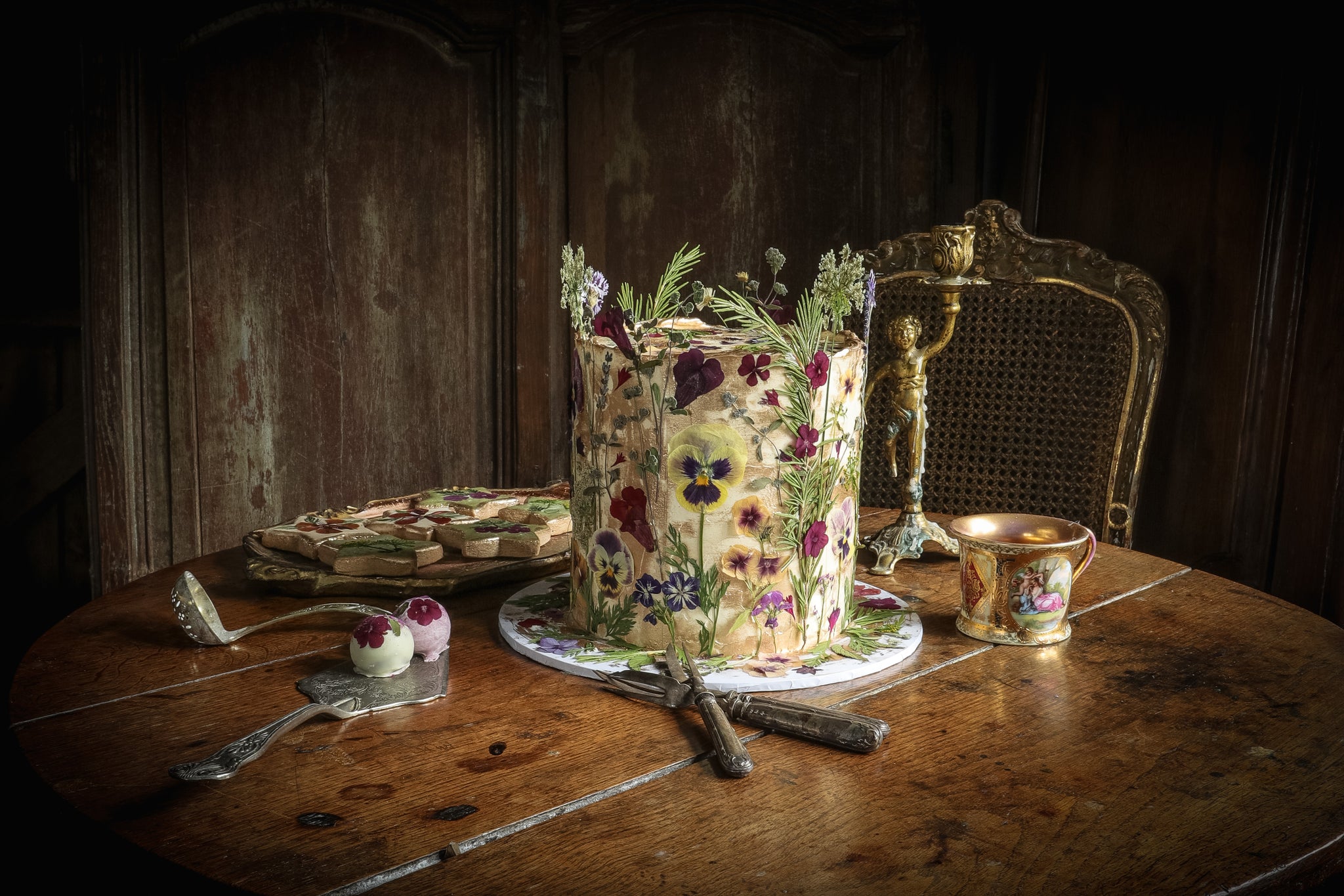 Blushing Cook | Postal Brownies - Edible Flower Brownies by Post