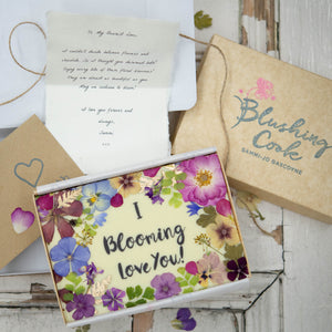 Blooming Love Floral Brownies