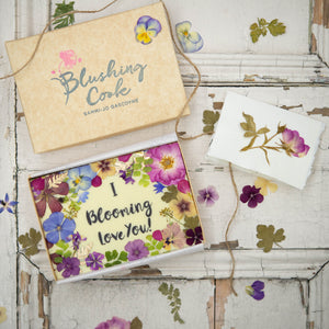 Blooming Love Floral Brownies