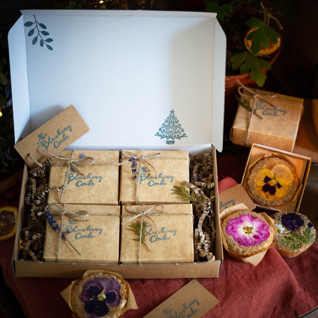 Individual Floral Treat Gift Boxes