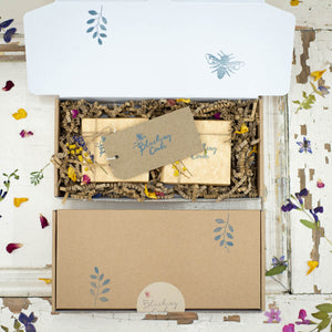 Happy Easter Floral Brownie & Biscuit Gift Box