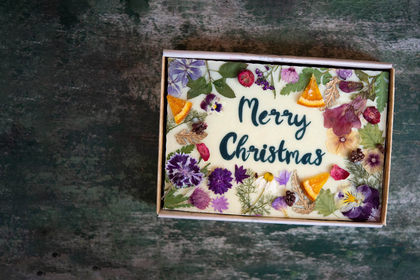 Blushing Cook | Postal Brownies - Edible Flower Brownies by Post