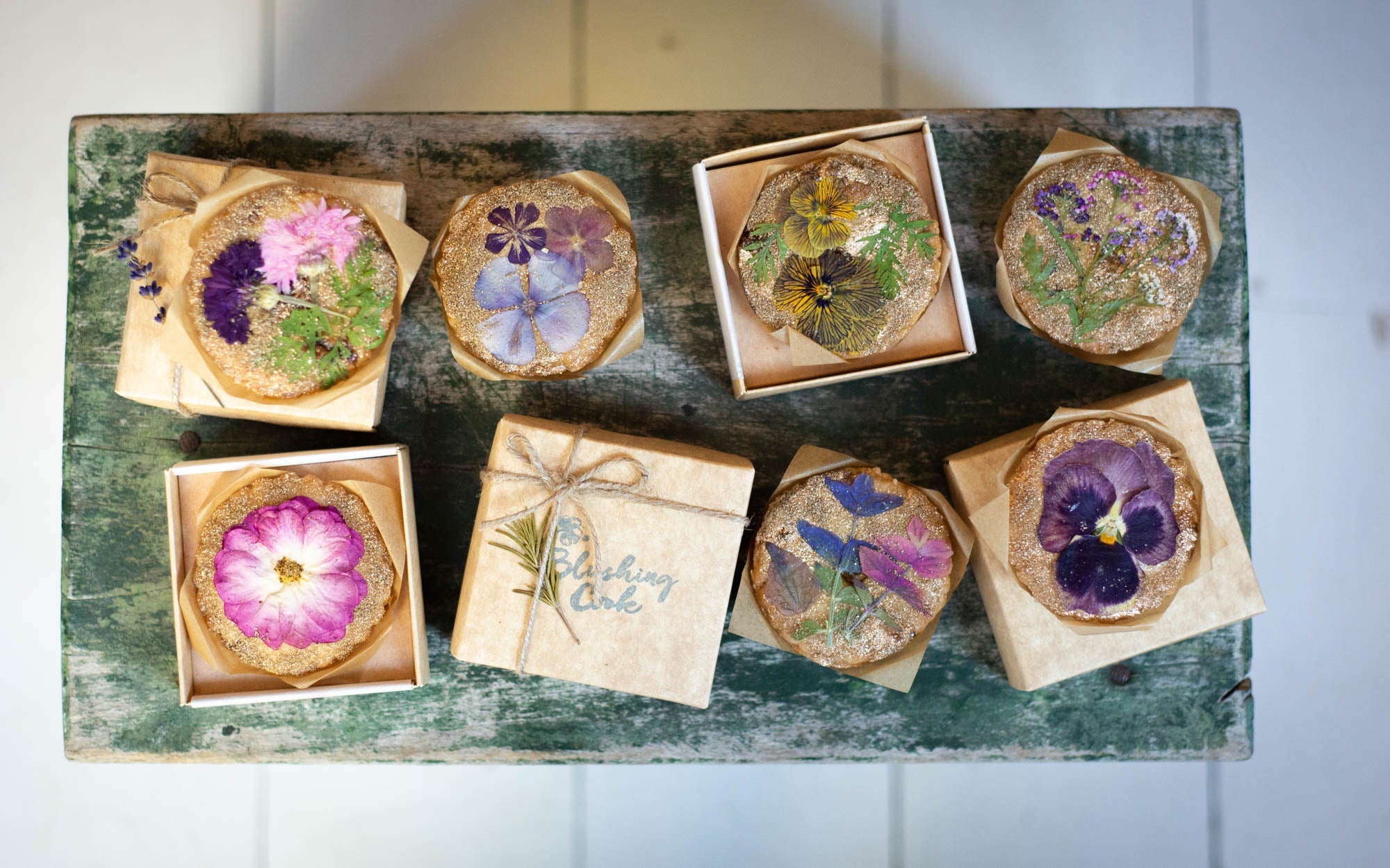 Individual Floral Treat Gift Boxes
